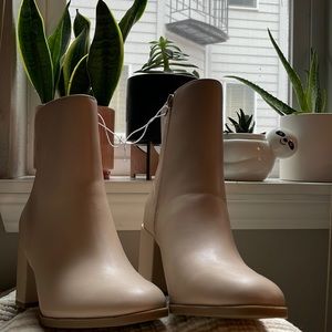 A new day taupe booties